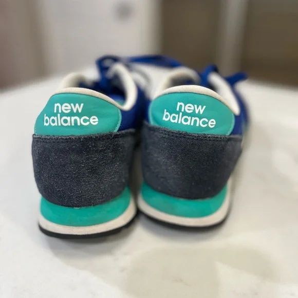 New Balance WL501COE Blue Teal Women’s Mesh Suede Sneaker Low Top Athletic - Picture 2 of 6